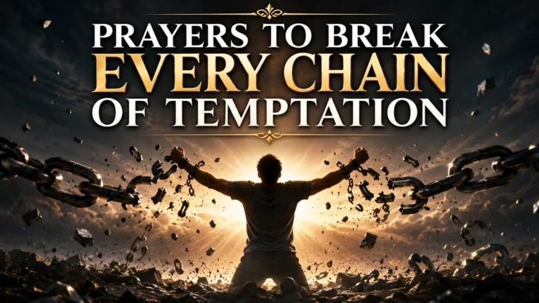 Prayers To Break Every Chain Of Temptation