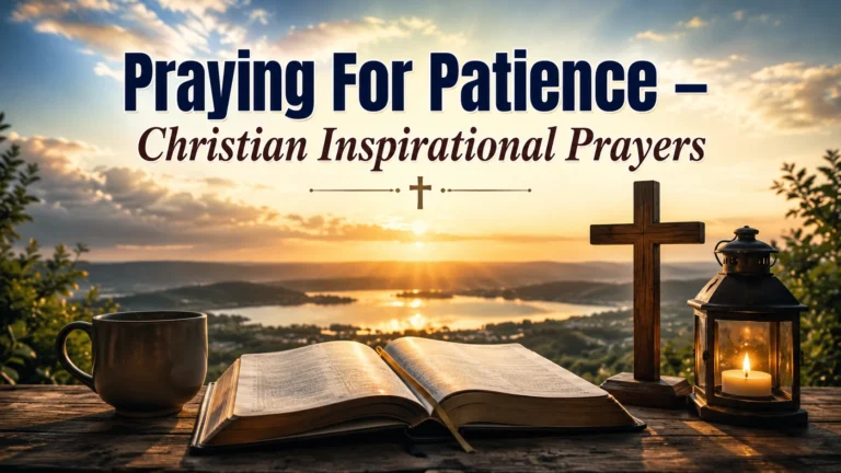 Praying For Patience – Christian Inspirational Prayers