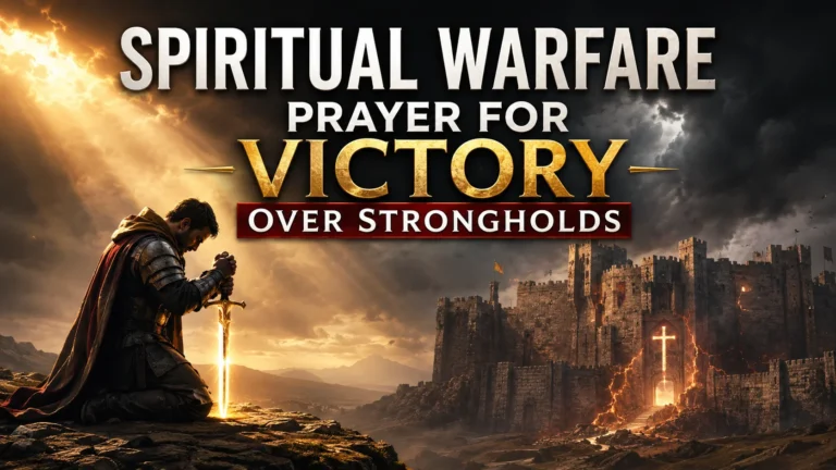 Spiritual Warfare Prayer for Victory over Strongholds