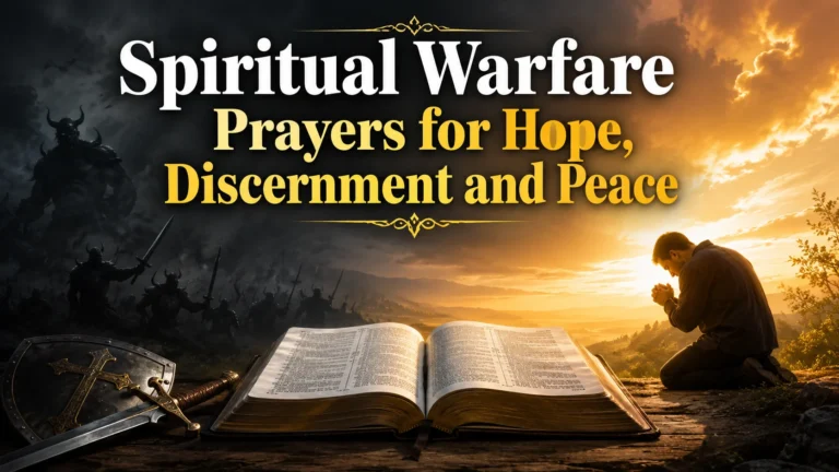 Spiritual Warfare Prayers for Hope, Discernment and Peace