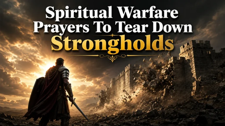 Spiritual Warfare Prayers To Tear Down Strongholds